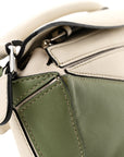 Calfskin Mini Puzzle Bag Soft White Rosemary