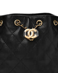 Caviar Quilted Small CHNL 25 Handbag Black