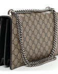GG Supreme Monogram Small Dionysus Shoulder Bag Black