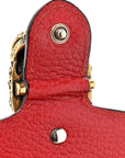 Calfskin Super Mini Dionysus Shoulder Bag Hibiscus Red