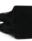 Linen Calfskin Rive Gauche Tote Black