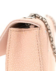 Galuchat Stingray Crystal Embellished 2.55 Reissue Mini Flap Light Pink