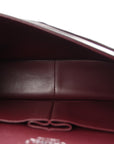 Lambskin Quilted Jumbo Double Flap Black