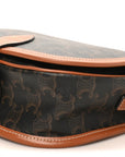 Triomphe Canvas Medium Folco Bag Tan