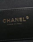 Caviar Quilted Medium CHNL 25 Handbag Black