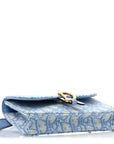 Oblique Saddle Belt Bag Cornflower Blue