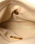 Lambskin Quilted Medium CHNL 19 Flap Beige
