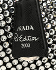Satin Crystal Mini Re-Edition 2000 Bag Cristal