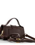 Smooth Calfskin Le Bambino Dark Brown