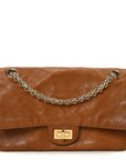 Lambskin Quilted Crush 2.55 Reissue 225 Flap Camel