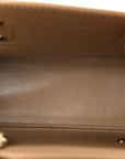 Calfskin Crocodile Embossed Nano Sac De Jour Brown