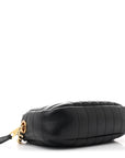 Calfskin Quilted Small Lola Camera Bag Black