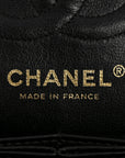 Caviar Quilted Small Double Flap Black
