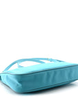 Tessuto Nylon Saffiano Crossbody Bag Turchese