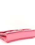 Crushed Calfskin Quilted XS Crush Chain Bag Sweet Pink