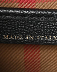 Soft Grain Calfskin Small Buckle Tote Black
