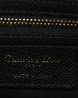Grained Calfskin Saddle Bag Black