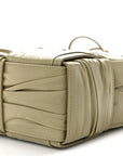 Foulard Intrecciato Pleated Arco Tote Travertine