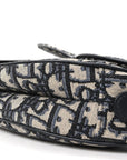 Oblique Saddle Bag Blue