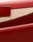 Dollar Calfskin Swarovski Crystal Small Dionysus Shoulder Bag Hibiscus Red