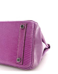 Lizard Birkin 25 Violet