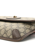 GG Supreme Monogram Neo Vintage Web Belt Bag Brown