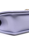 Caviar Quilted Medium Boy Flap Light Purple