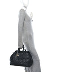 Calfskin Macrocannage Large Toujours Black