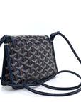 Goyardine Plumet Wallet Clutch Navy