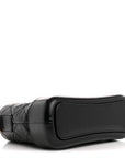 Aged Calfskin Quilted Small Gabrielle Hobo Black