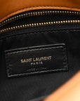 Lambskin Quilted Toy Loulou Puffer Monogram Chain Satchel Miel Dark