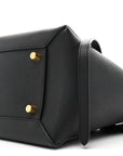 Grained Calfskin Mini Belt Bag Black