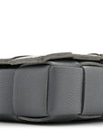 Grained Calfskin Maxi Intrecciato Cassette Crossbody Bag Deep Blue