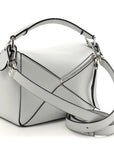 Calfskin Small Puzzle Bag Kaolin