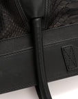 Snakeskin Large Luggage Black