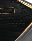 Saffiano Lux Re-Edition 2005 Shoulder Bag Black