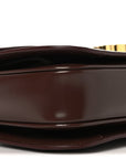 Shiny Calfskin Medium Triomphe Chestnut