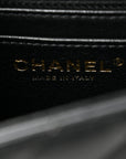 Lambskin Quilted Mini Square Flap Black
