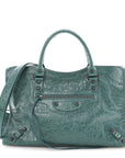 Arena Lambskin Classic Hardware Medium Le City Dark Emerald