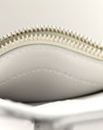 Smooth Calfskin Mini Bel Air Carry All Bag White