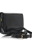 Shiny Calfskin Besace Clea Triomphe Black