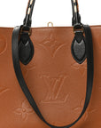 Empreinte Monogram Giant Wild At Heart Onthego MM Caramel