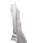 Metallic Chevre Chamkilight Mini Kelly Sellier 20 Argent
