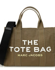 Cotton Canvas Medium The Traveler Tote Bag Slate Green