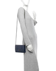 Snakeskin Wallet On Chain WOC Blue