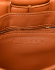Lambskin Maxi Intreccio Padded Chain Cassette Crossbody Bag Caramel