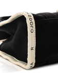 Cotton Canvas The Jacquard Tote Bag Black