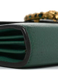 Calfskin Mini Dionysus Chain Wallet Emerald
