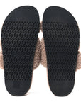 Woolskin Womens Chypre Sandals 40 Bois De Santal