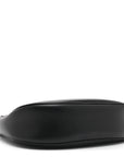 Smooth Calfskin Medium Strap Ava Triomphe Shoulder Bag Black